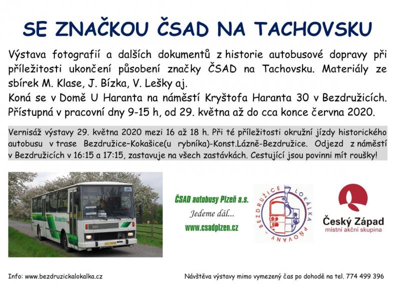 Pozvánka: Výstava o historii autobusové dopravy na Tachovsku