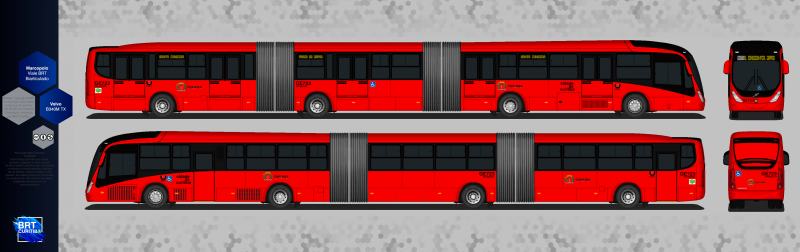 Volvo se vrací do BRT v Curitiba