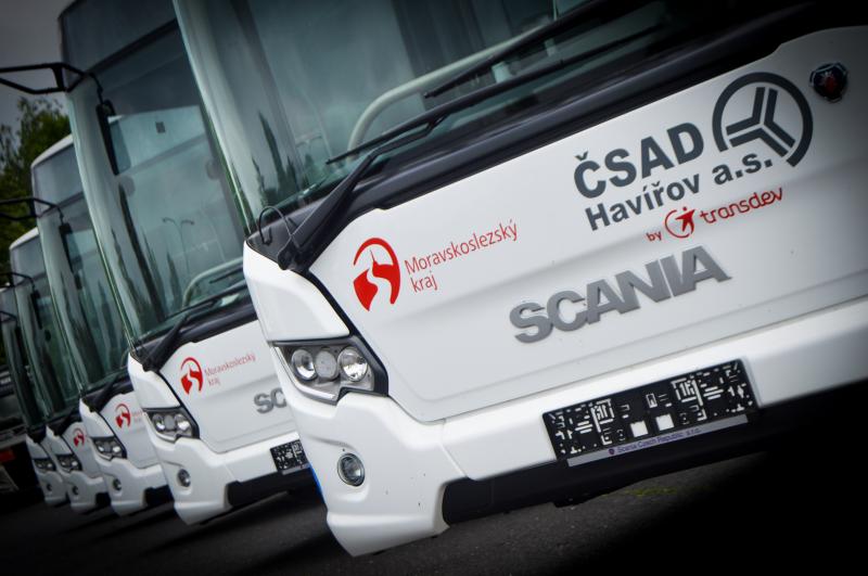Šest autobusů Scania Citywide na CNG pro ČSAD Havířov