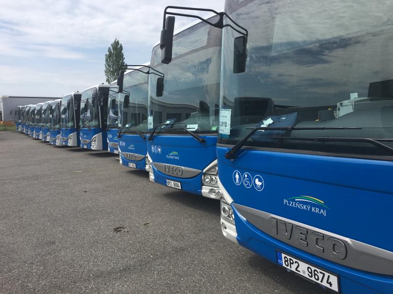 Arriva převzala autobusy Iveco pro Plzeňský kraj