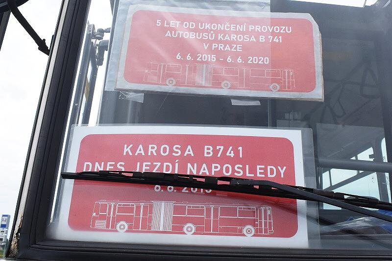 Karosa B741 po pěti letech opět v pražských ulicích