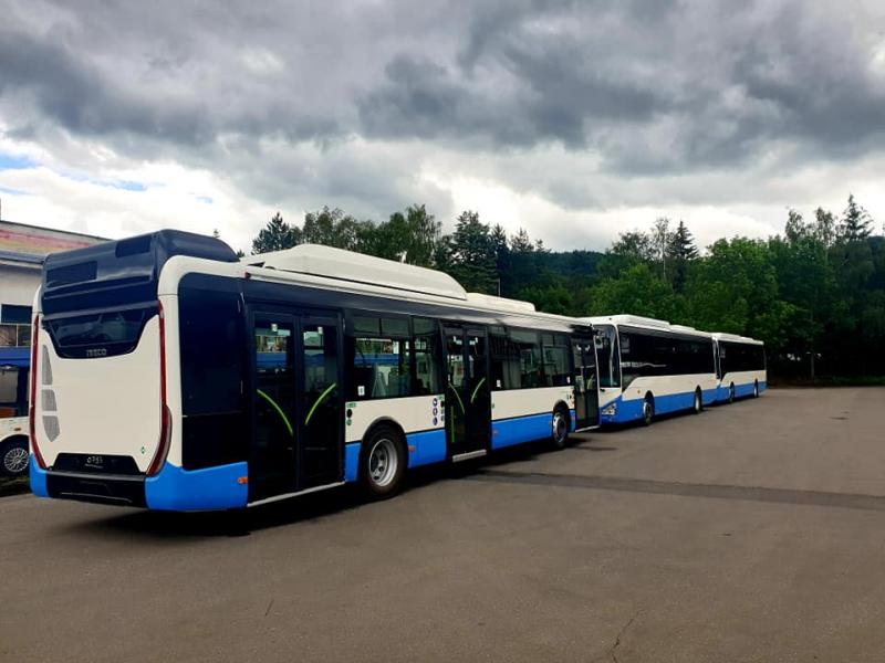 Pět nových autobusů v Dopravním podniku Karlovy Vary