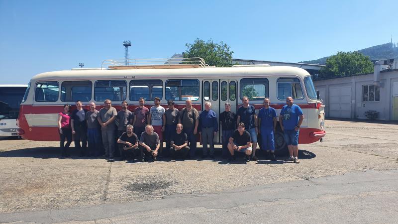 Sbírka historických autobusů v Brně se rozrostla