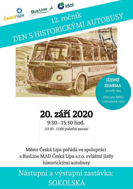 Den s historickými autobusy v České Lípě