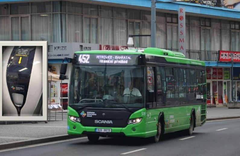 DÚK autobusy budou jezdit s dezinfekcí