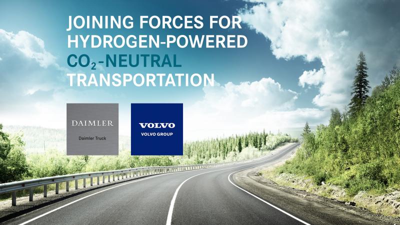 Volvo Group a Daimler Truck AG společně k vodíkové dopravě