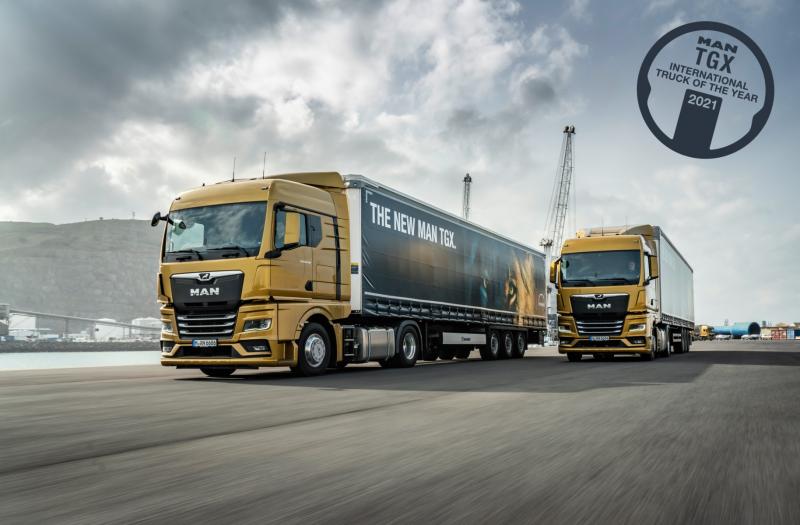 MAN TGX získal titul International Truck of the Year 2021