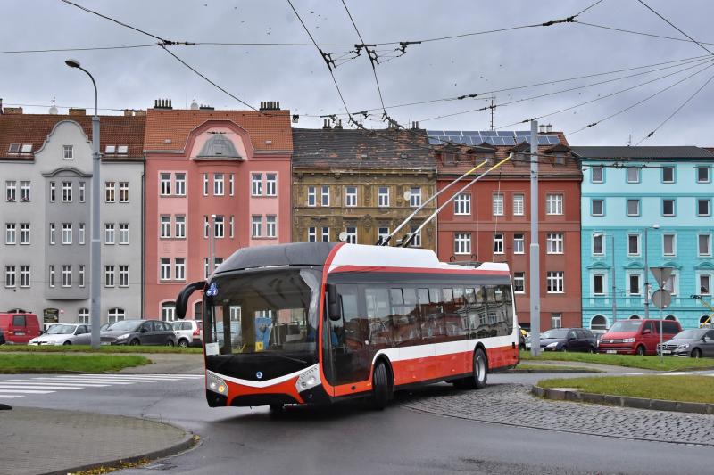 Nové trolejbusy Škoda 32 Tr v Opavě vyjedou ještě v prosinci