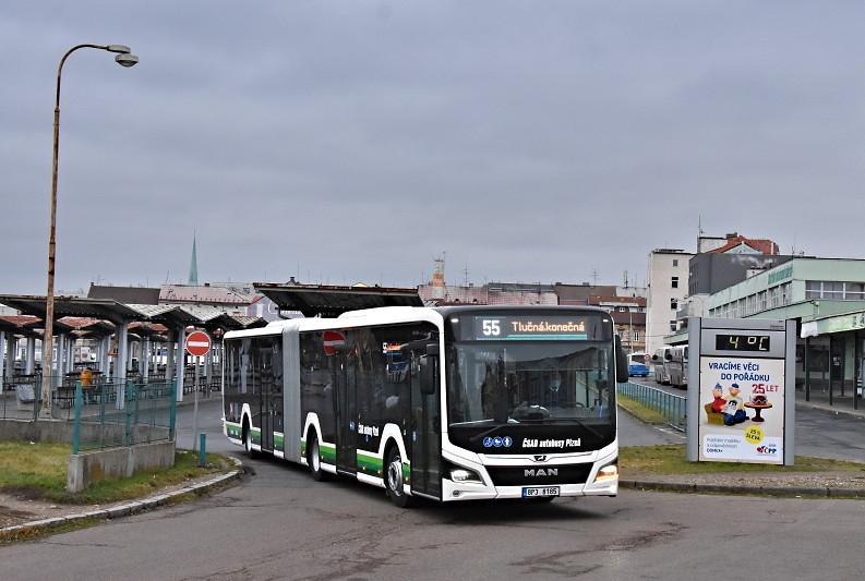 Nové autobusy MAN u ČSAD autobusy Plzeň