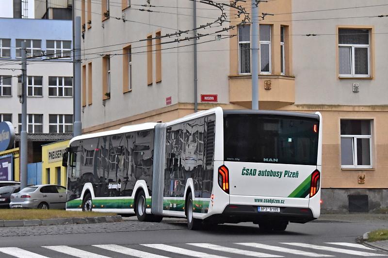 Nové autobusy MAN u ČSAD autobusy Plzeň