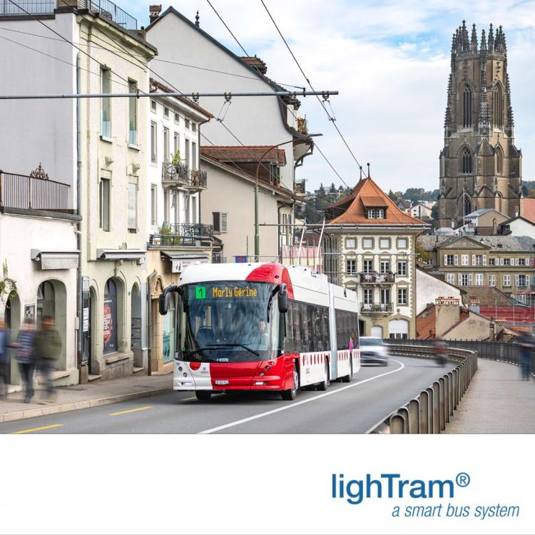 10 trolejbusů HESS zahájilo provoz ve Fribourgu 