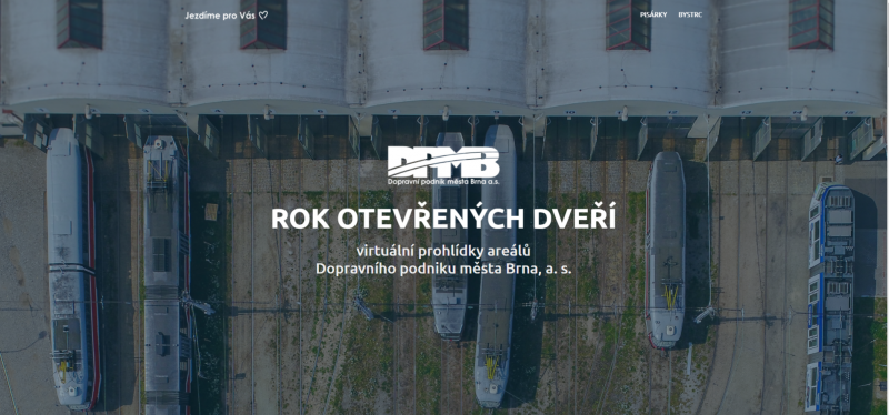 Brněnský dopravní podnik zpřístupní své areály virtuálně