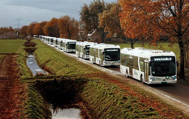 V Nizozemsku je překonán milník tisíc elektrických autobusů