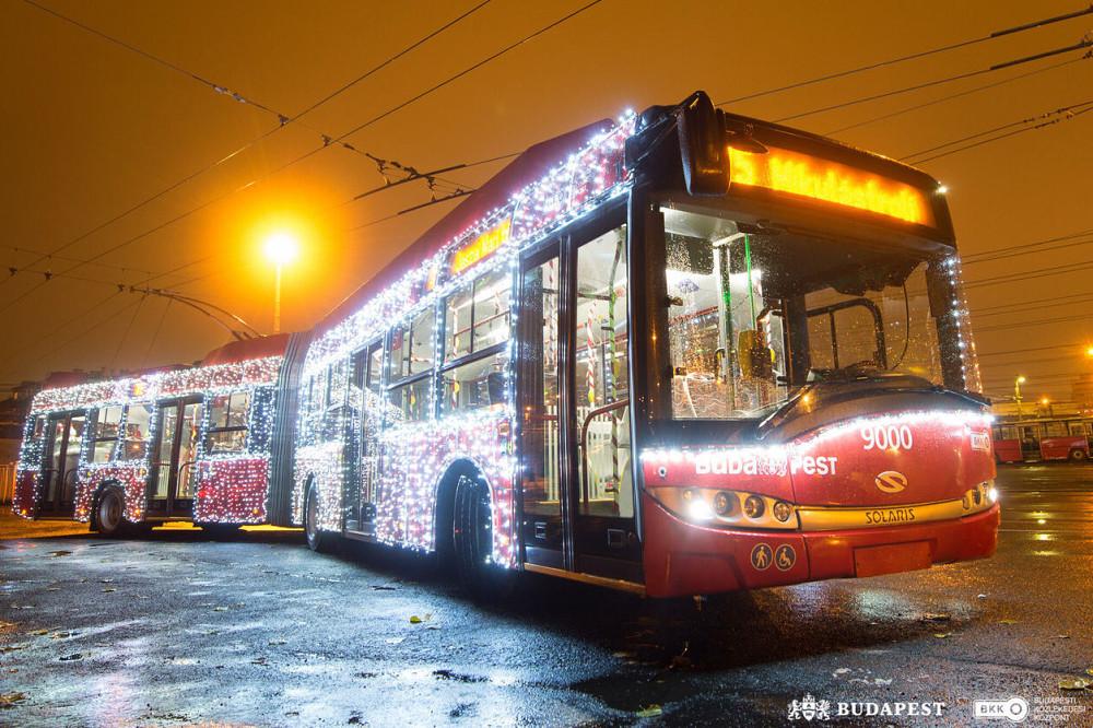 Nejhezčí vánoční trolejbus vypravili v roce 2020 v Žilině