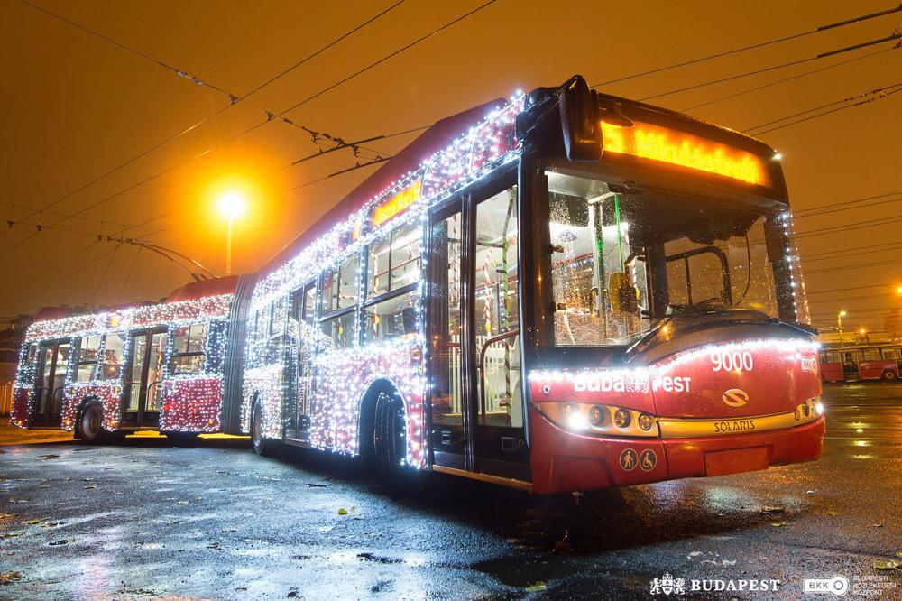 Nejhezčí vánoční trolejbus vypravili v roce 2020 v Žilině 