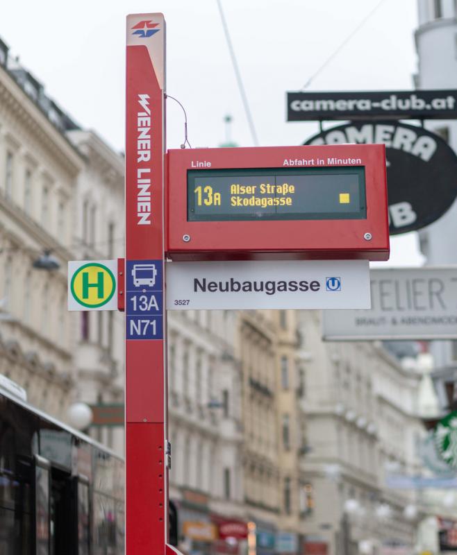 Elektronické označníky ve Vídni dostaly zelenou