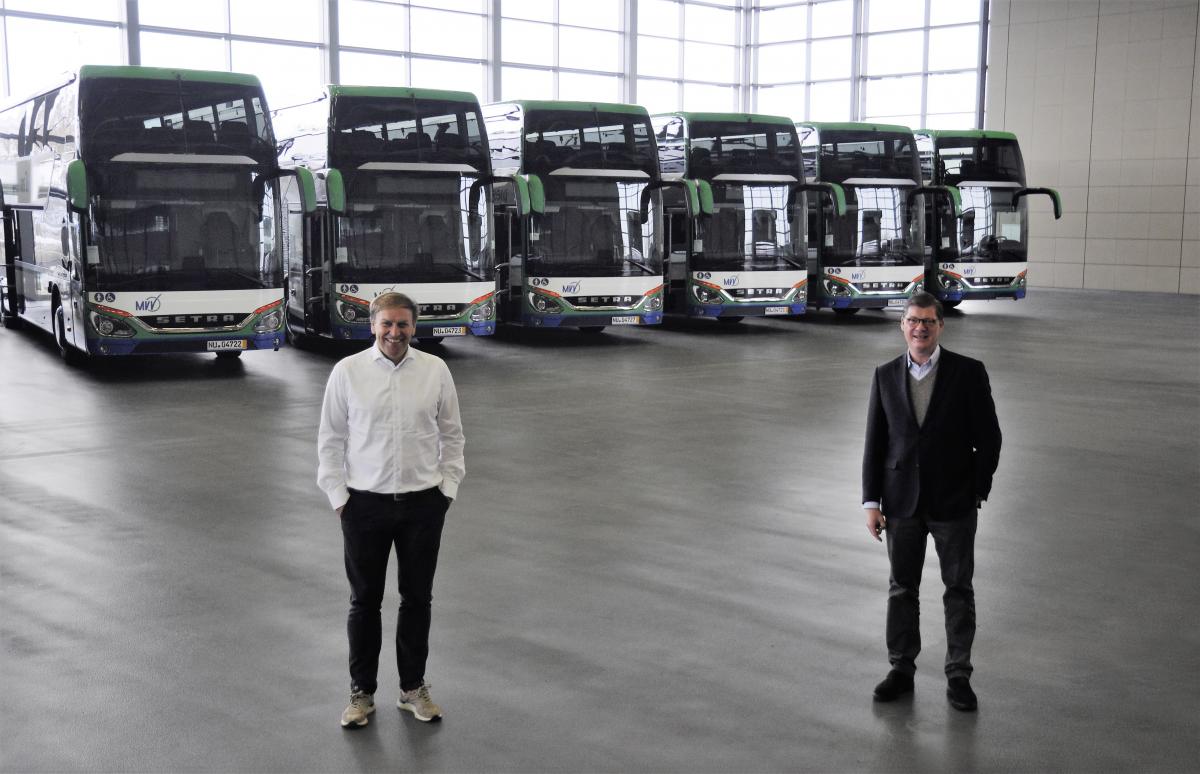 19 nových autobusů Setra pro společnost Geldhauser