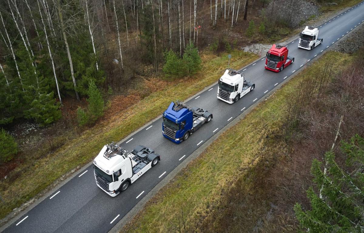 Dalších 7 vozidel Scania pro elektrifikované dálnice