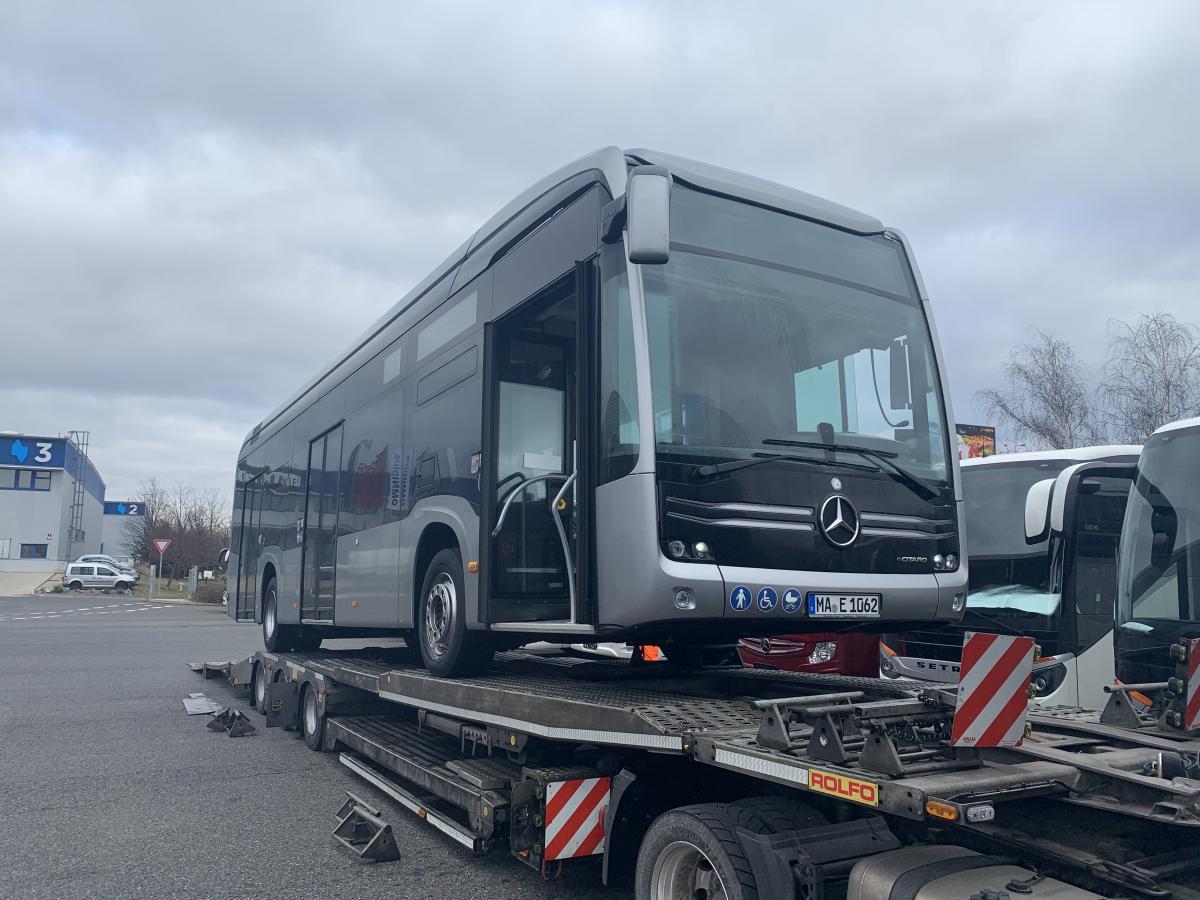 Elektrické Citaro se přijelo představit do České republiky