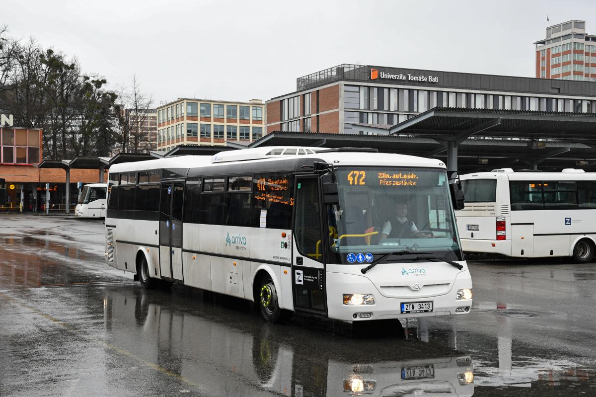 Do Zlína přes Valašské Klobouky. V kraji vyjelo 30 nových autobusů Arrivy