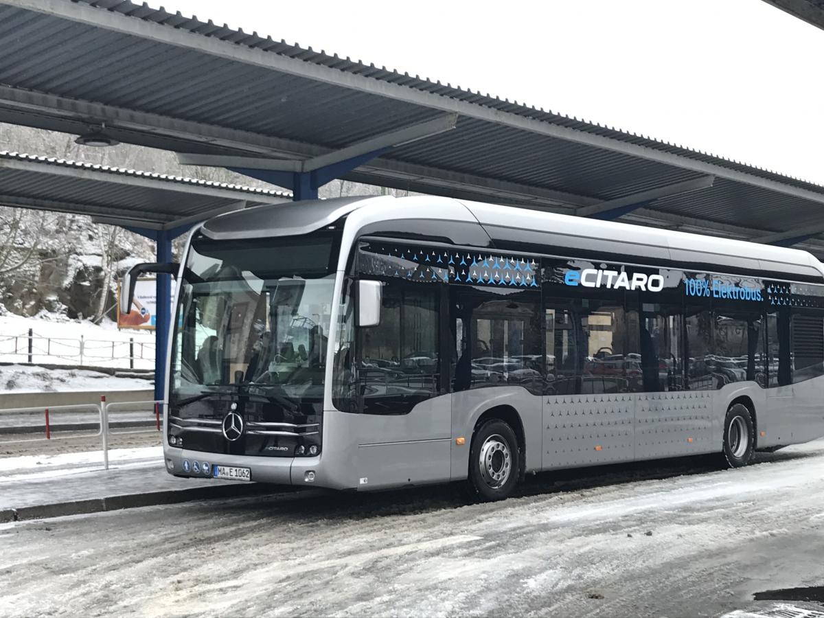 Mercedes-Benz eCitaro poprvé vyzkouší ICOM transport v Třebíči