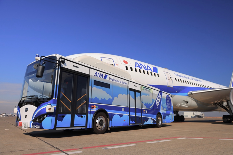 Autonomní shuttle bus BYD pro Smart Airport v Japonsku