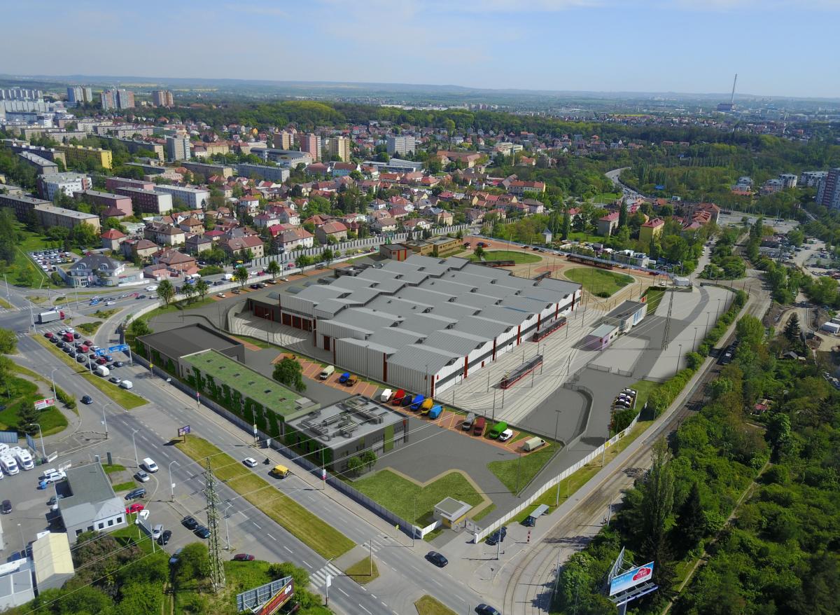Nová pražská vozovna v Hloubětíně by mohla být v provozu na konci roku 2023