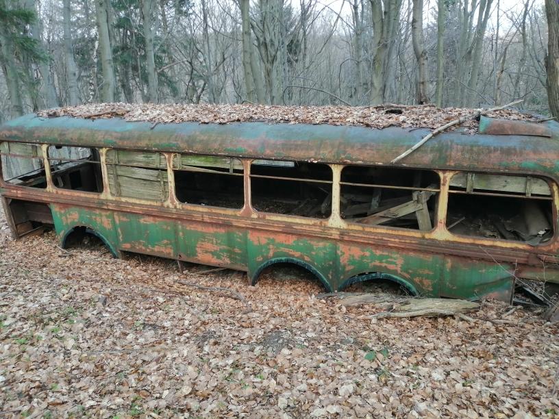 Na Slovensku byl objeven vrak autobusu