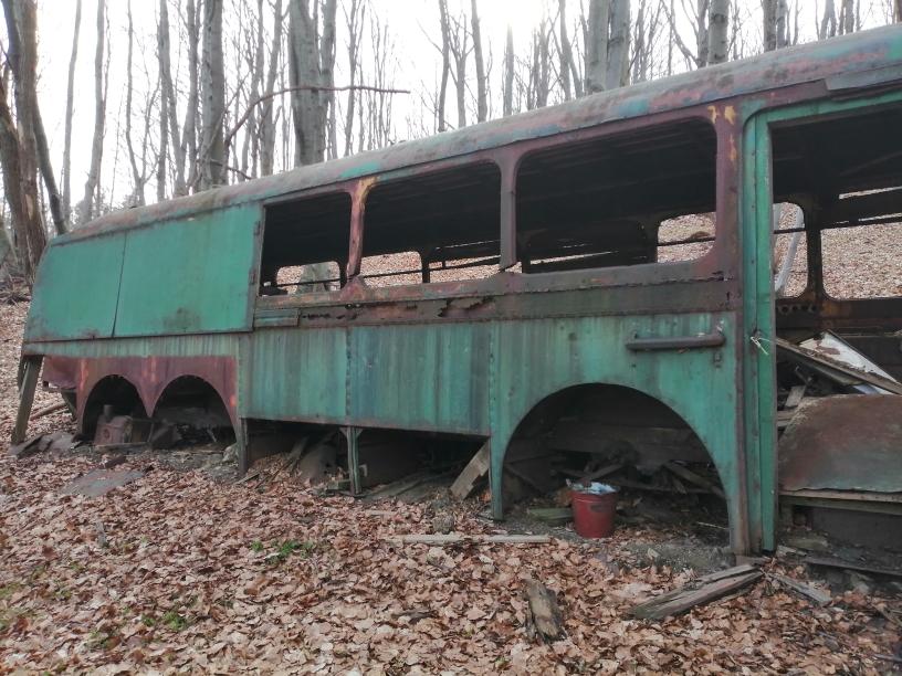 Na Slovensku byl objeven vrak autobusu