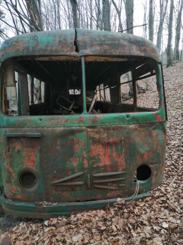 Na Slovensku byl objeven vrak autobusu