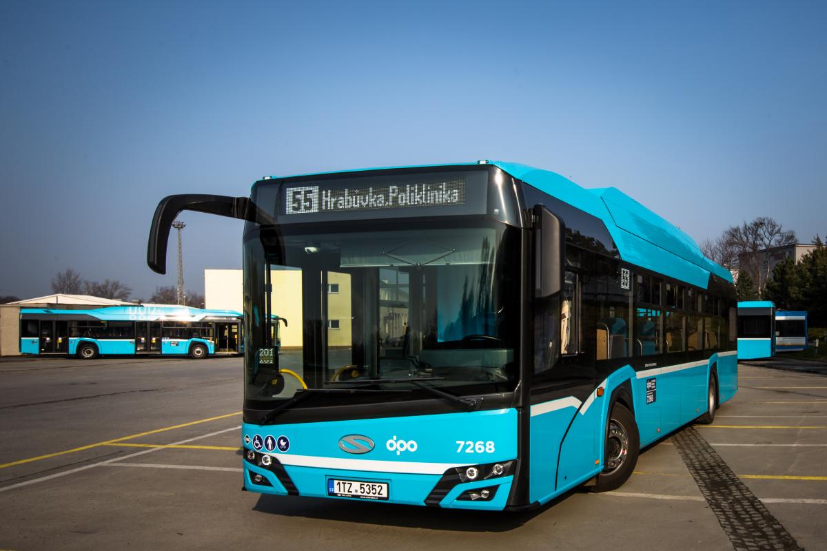 V únoru a březnu vyjely v Ostravě nové autobusy Solaris na CNG