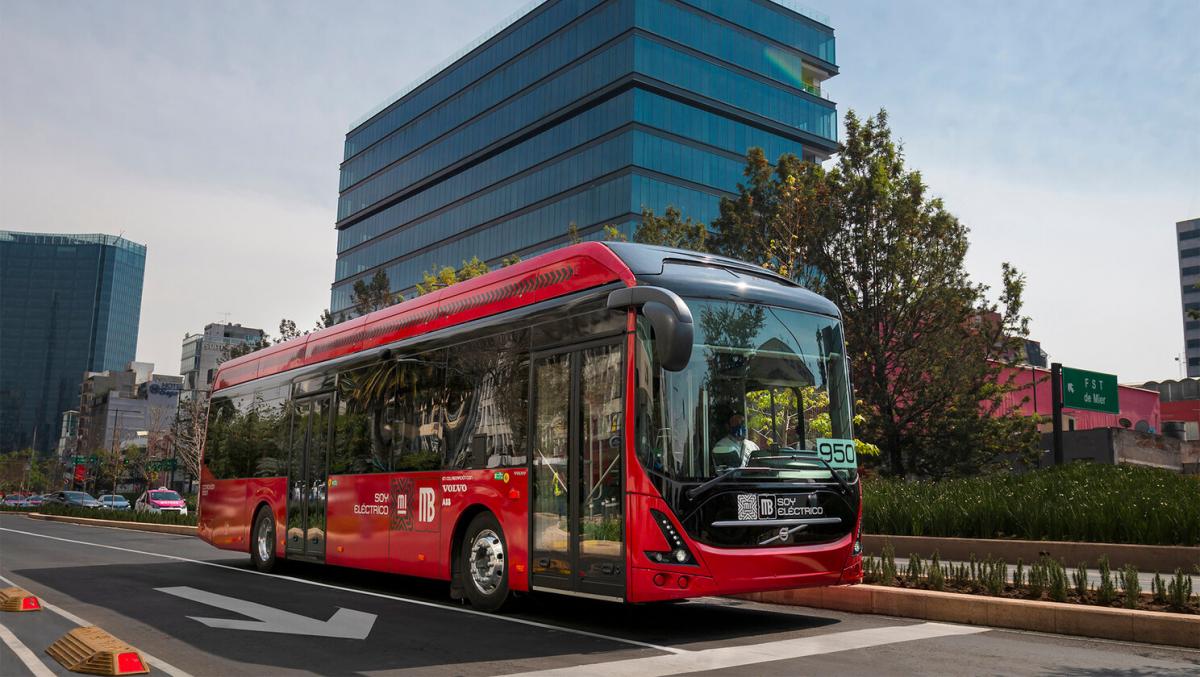 Volvo Buses testuje svůj první elektrický autobus v Mexiku