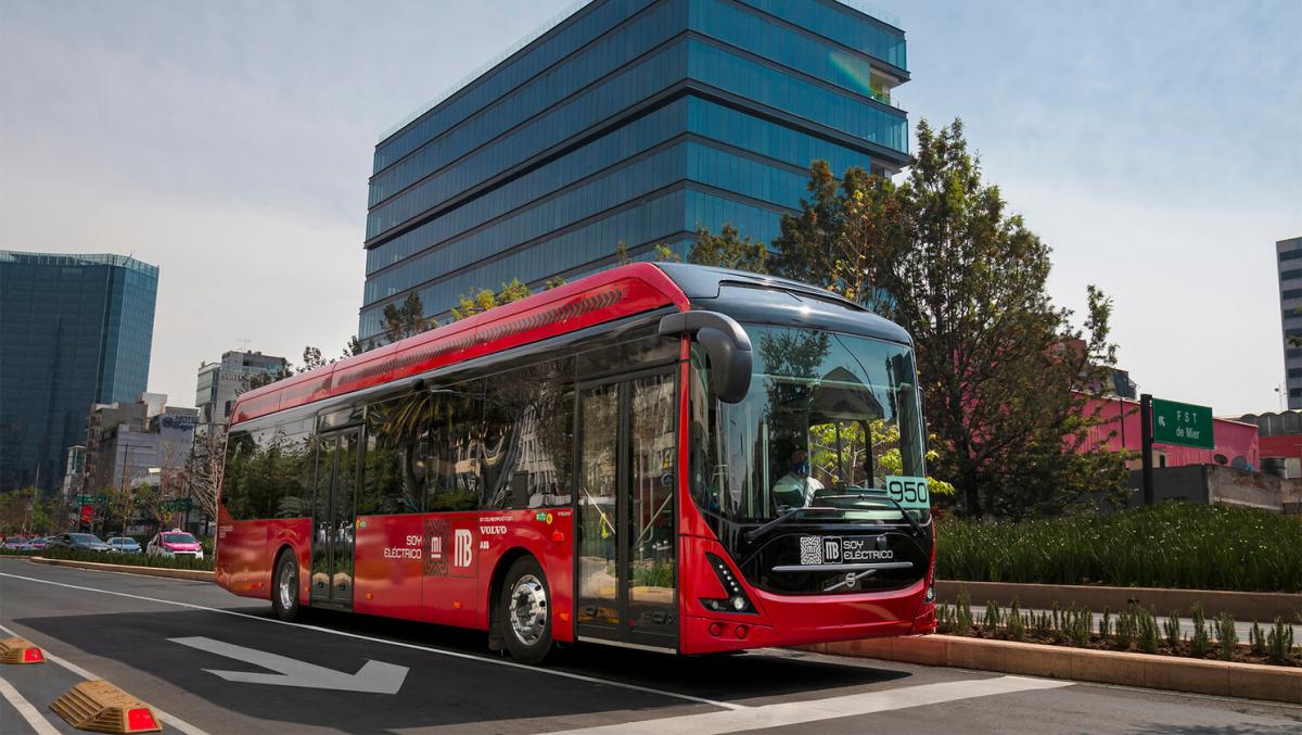 Volvo Buses testuje svůj první elektrický autobus v Mexiku
