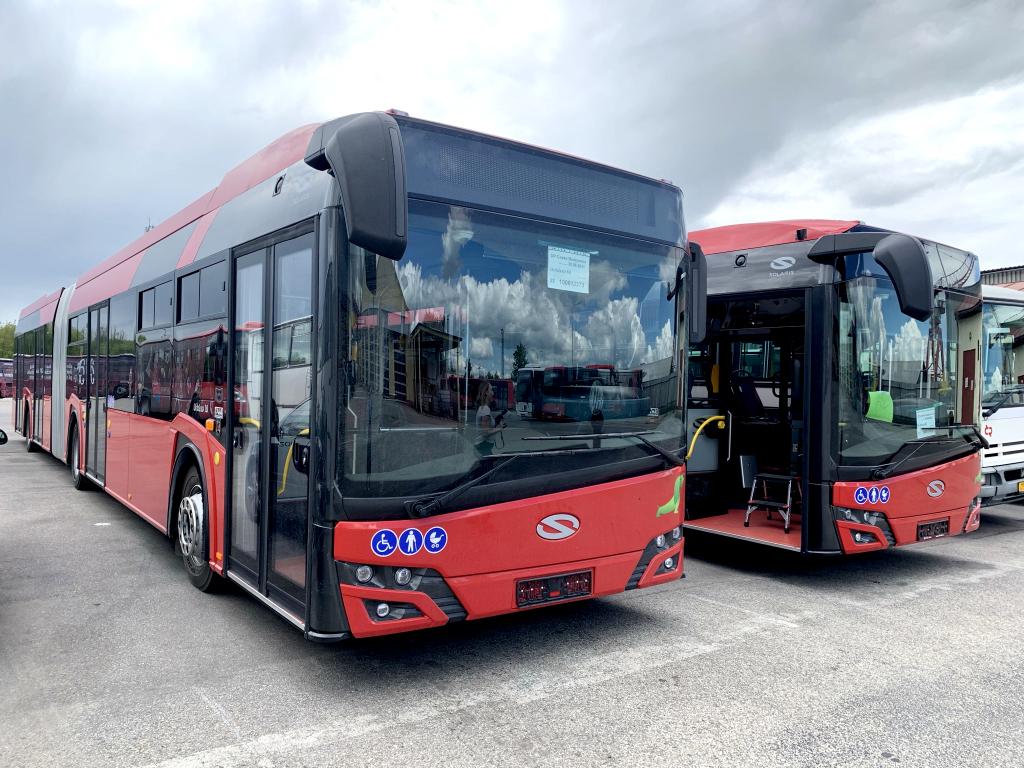 Nejnovější autobusy Solaris Urbino 18 přijíždějí do Českých Budějovic