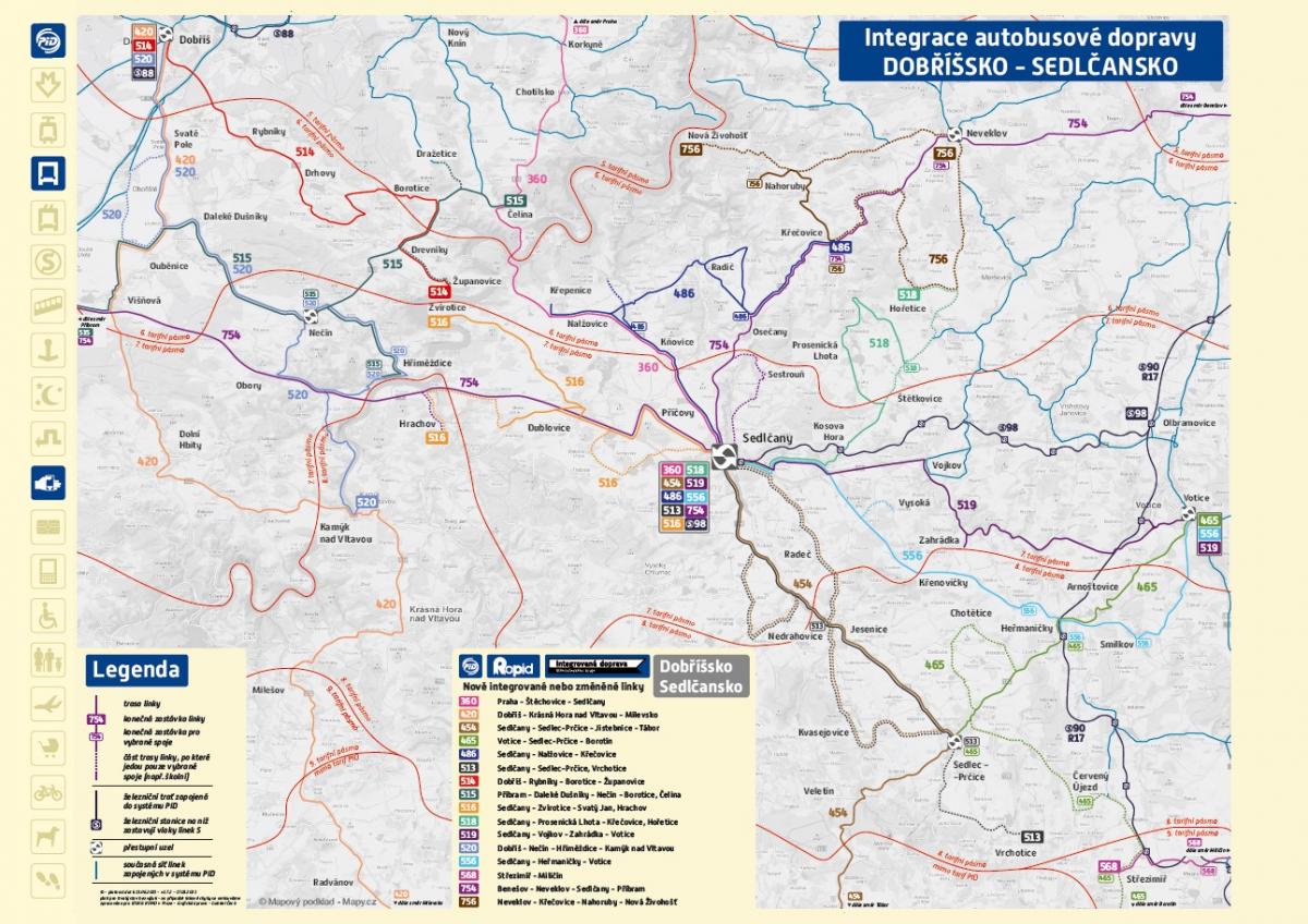 PID se v červnu rozšíří na Sedlčansko a Dobříšsko