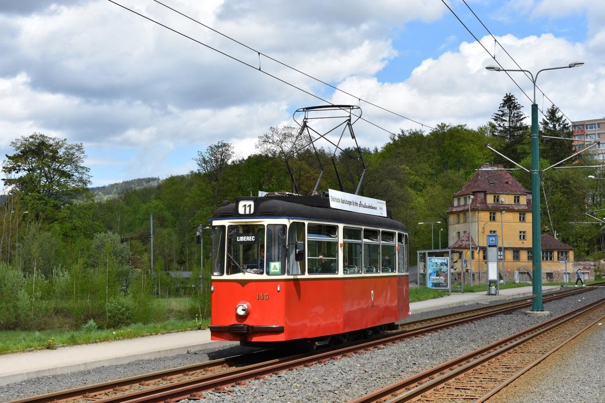 Historie německých tramvají v Liberci 