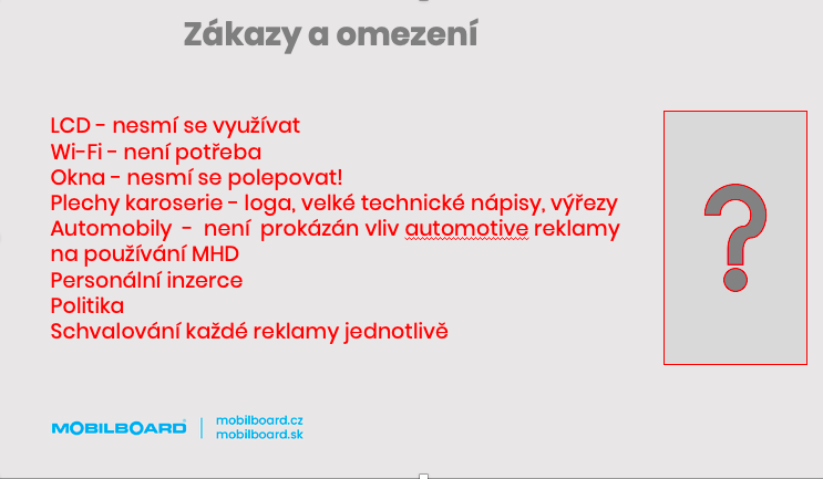 Reklama na autobusech je zdrojem příjmů, kraje ji však většinou odmítají