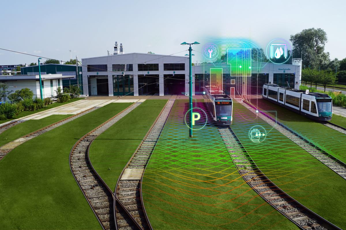 Siemens představil automatizovanou vozovnu pro autonomní tramvaje