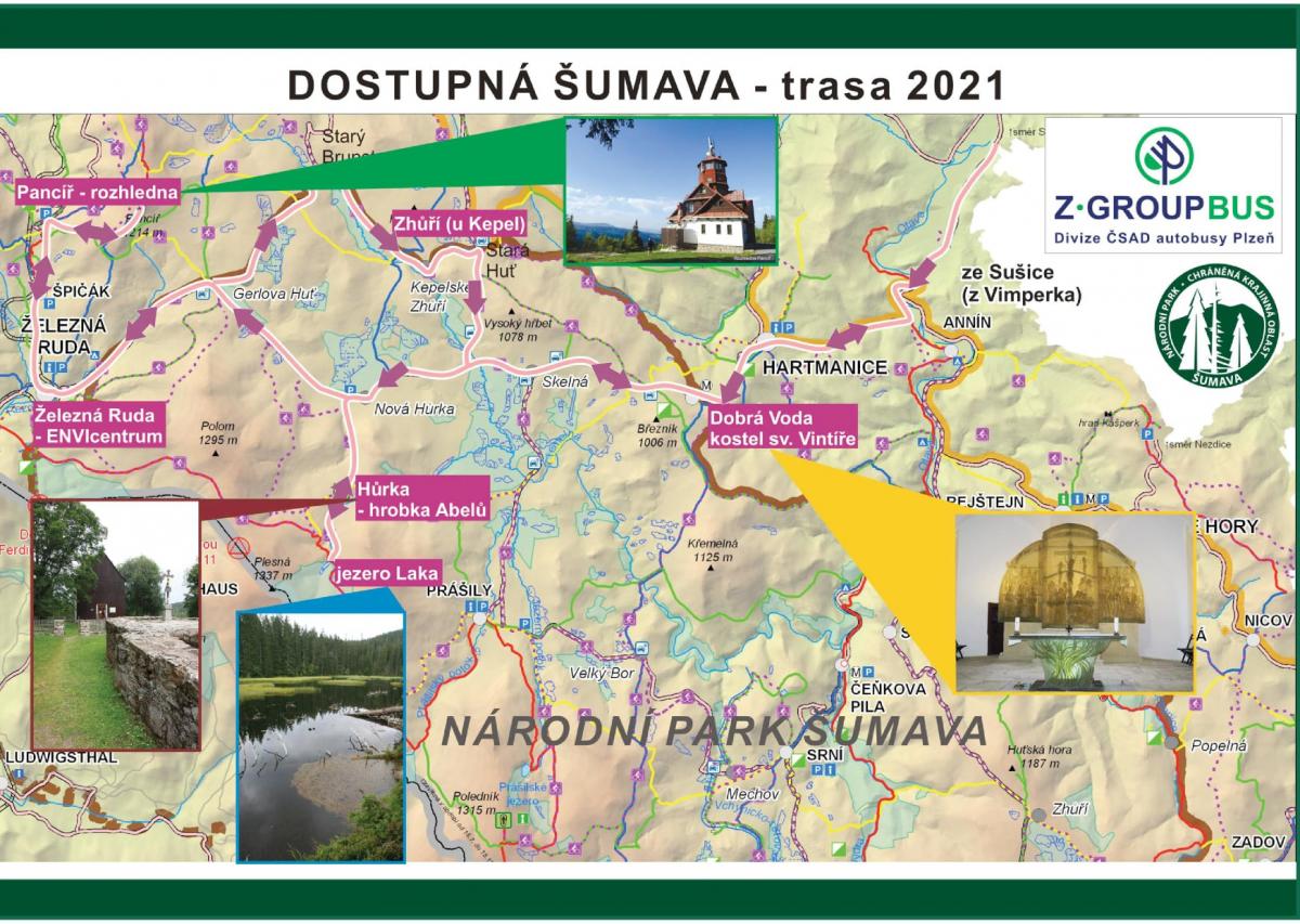 Šumava bude znovu dostupná i pro seniory a osoby se sníženou mobilitou