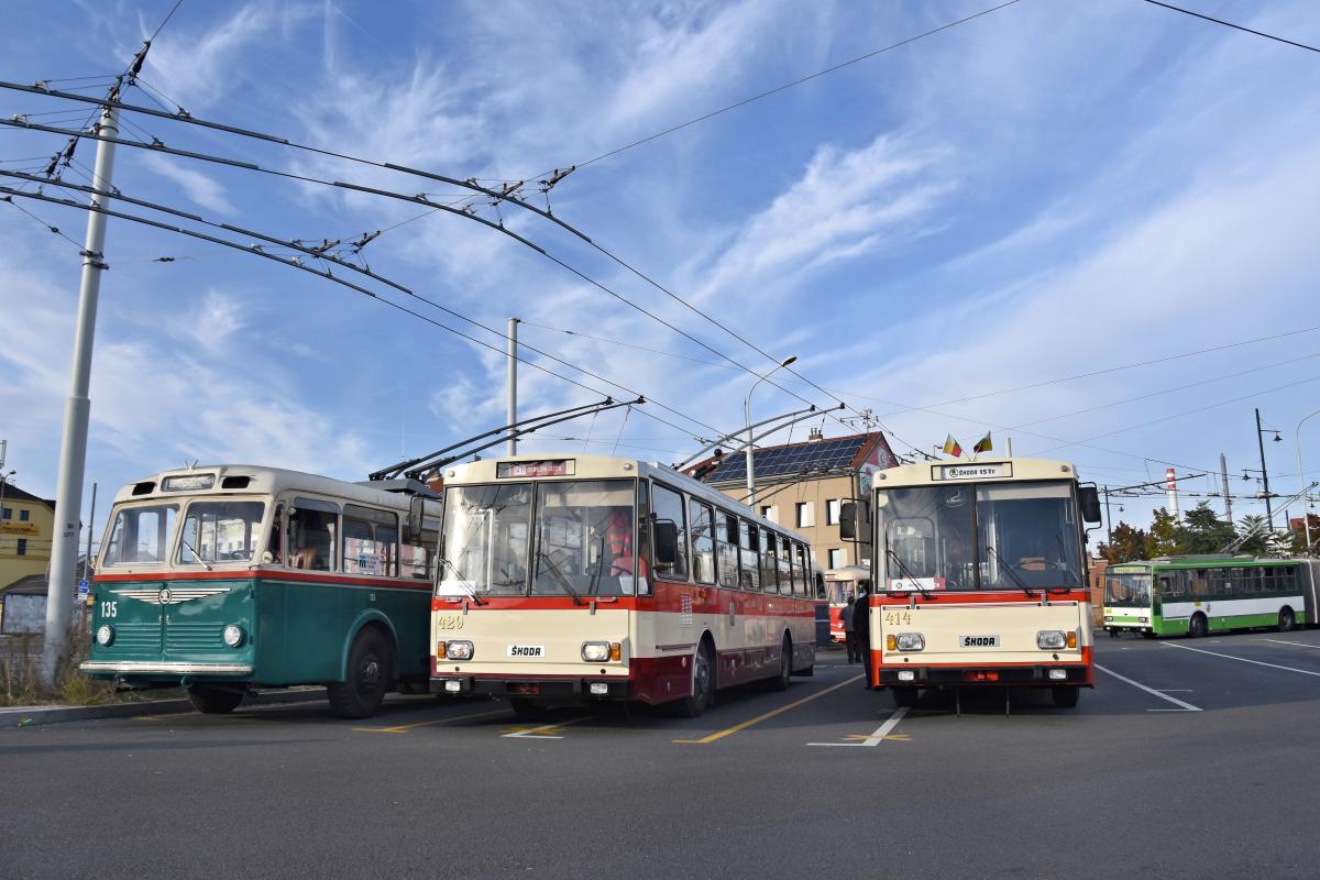 Plzeň v sobotu přivítala trolejbusové fanoušky z celého Česka i ze zahraničí  