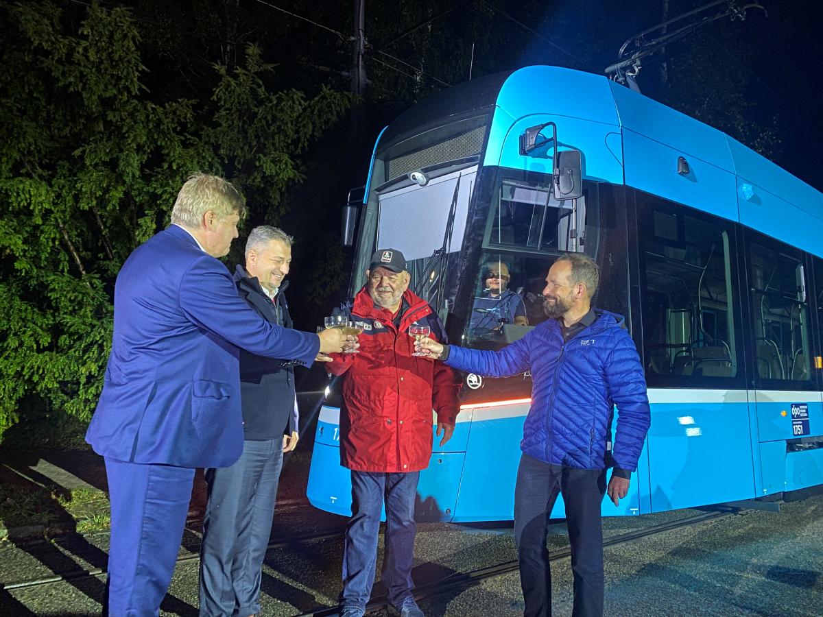 První tramvaj od plzeňské Škody Transportation v Ostravě