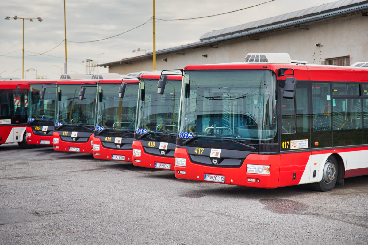 V Prešově jsou v provozu první nové autobusy SOR