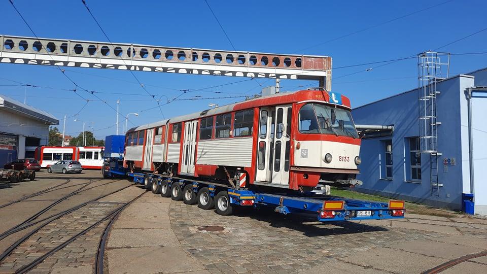 Pražská tramvaj Tatra K2 je na renovaci v Brně