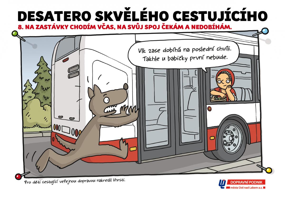Dopravní podniky mají novou kampaň, komiksem ukáží, jak správně cestovat MHD
