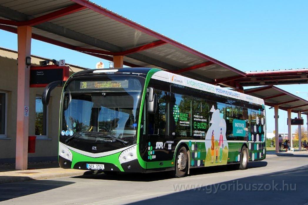 Další maďarské město testuje elektrobus SOR