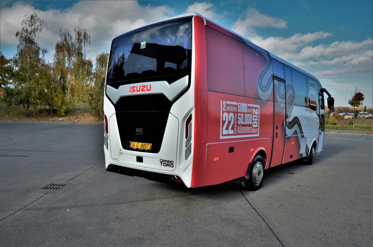 Česká premiéra ISUZU GRAND TORO na veletrhu CZECHBUS 2021  