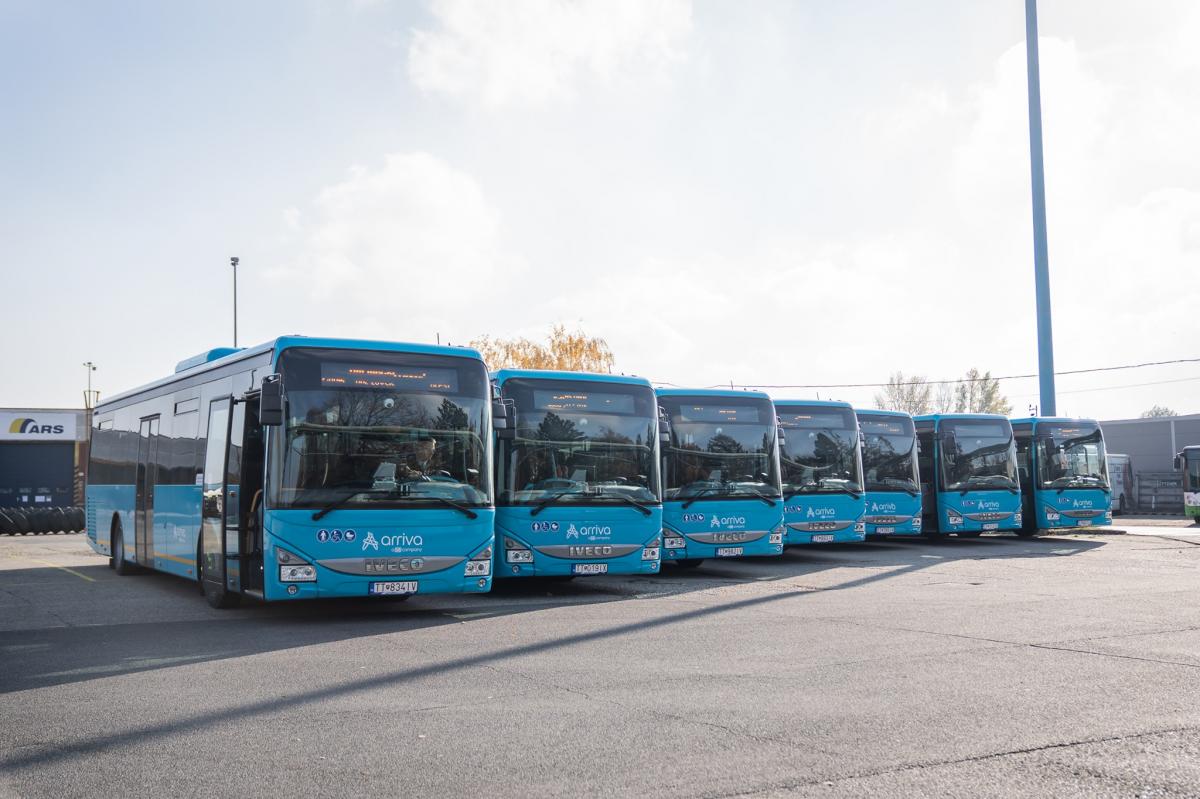 ARRIVA Trnava zařadila do provozu nové autobusy Iveco