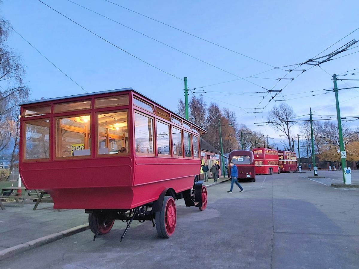 Poslední jízda v Muzeu trolejbusů v Sandtoftu
