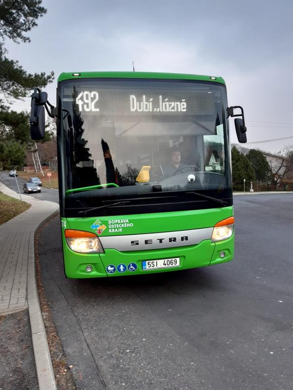 ČSAD Slaný zahájí v prosinci provoz linkové autobusové dopravy na Teplicku