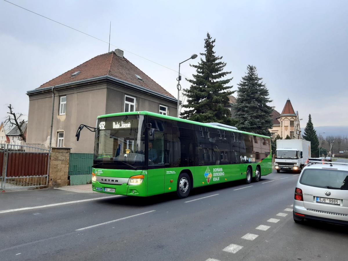 ČSAD Slaný zahájí v prosinci provoz linkové autobusové dopravy na Teplicku